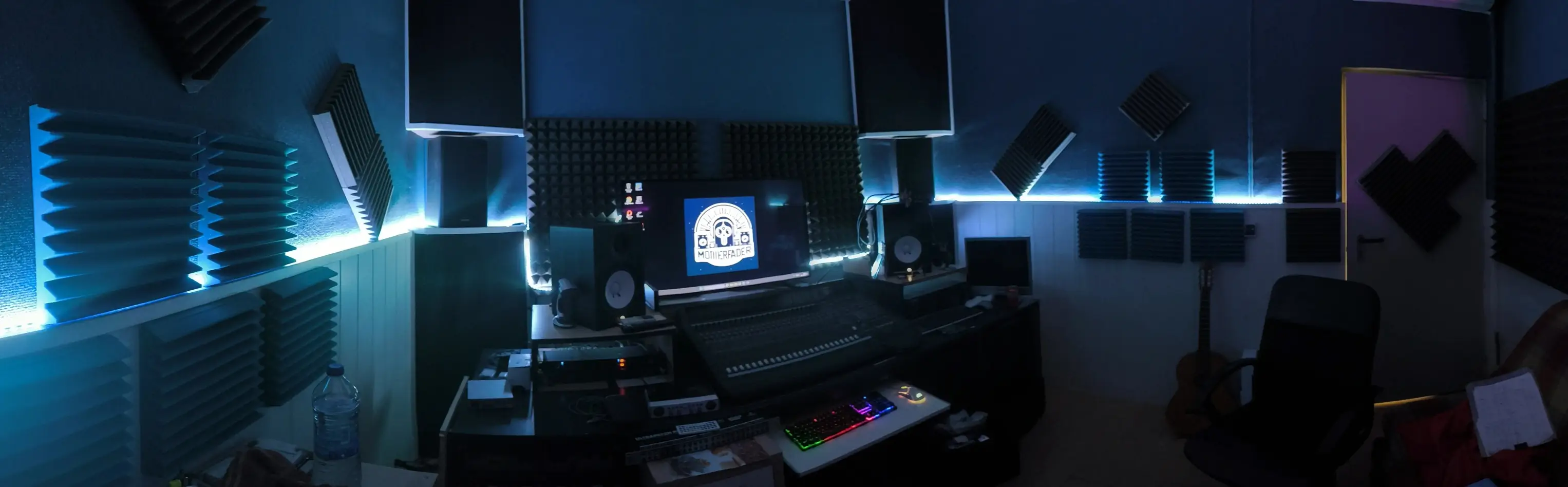 MotherFader Live. Estudio de grabación en el norte de Madrid.